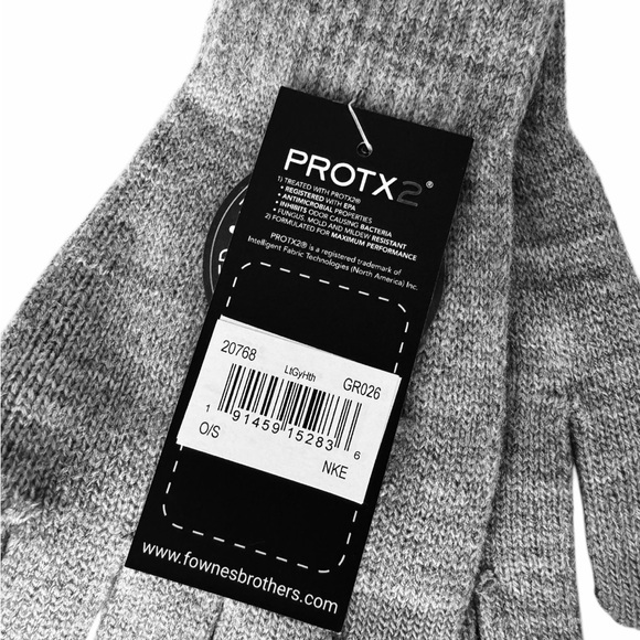 Dude Gray Hat & Gloves Age 10-12 Size Medium - Picture 5 of 8